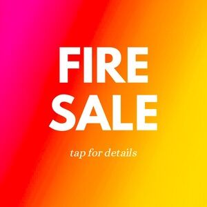 🔥 FIRE SALE! Tap for more 🔥